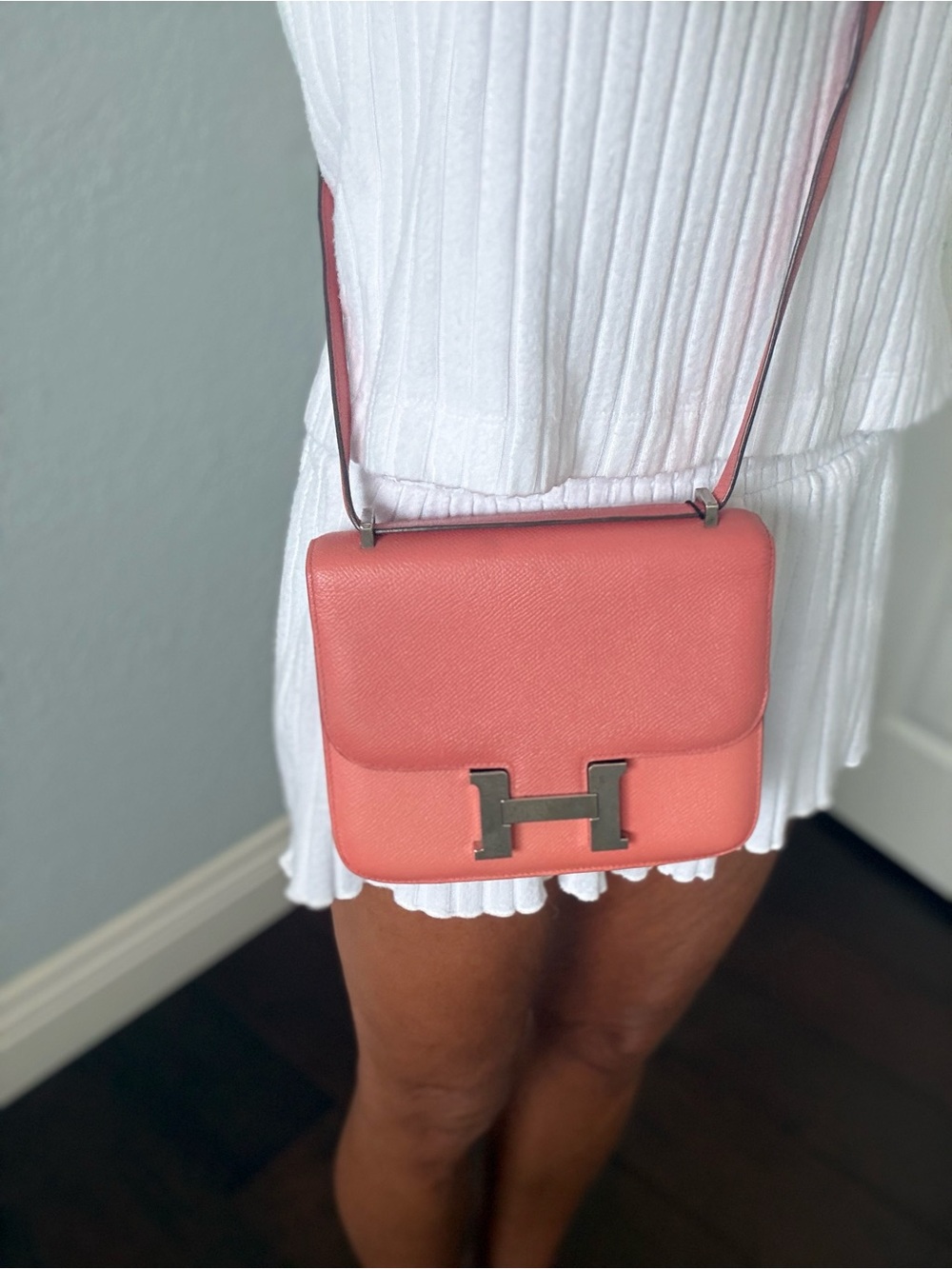 Hermès Constance 18 Epsom Rose Jaïpur Palladium Hardware Pristine - Picture 3 of 15